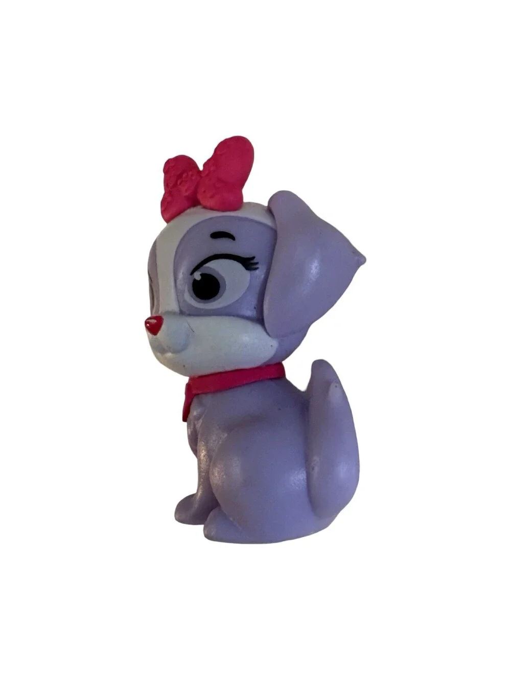 Disney Junior Minnie’s Dog CREAMPUFF Mini Toy Figure 2” Pink Bow